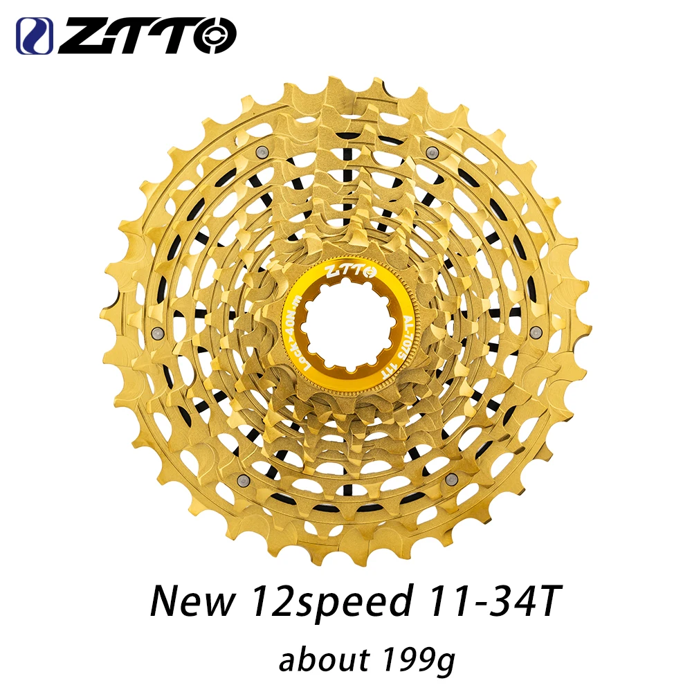 ZTTO Ultraight ロードバイク ゴールド カセット 11s 28T CNC