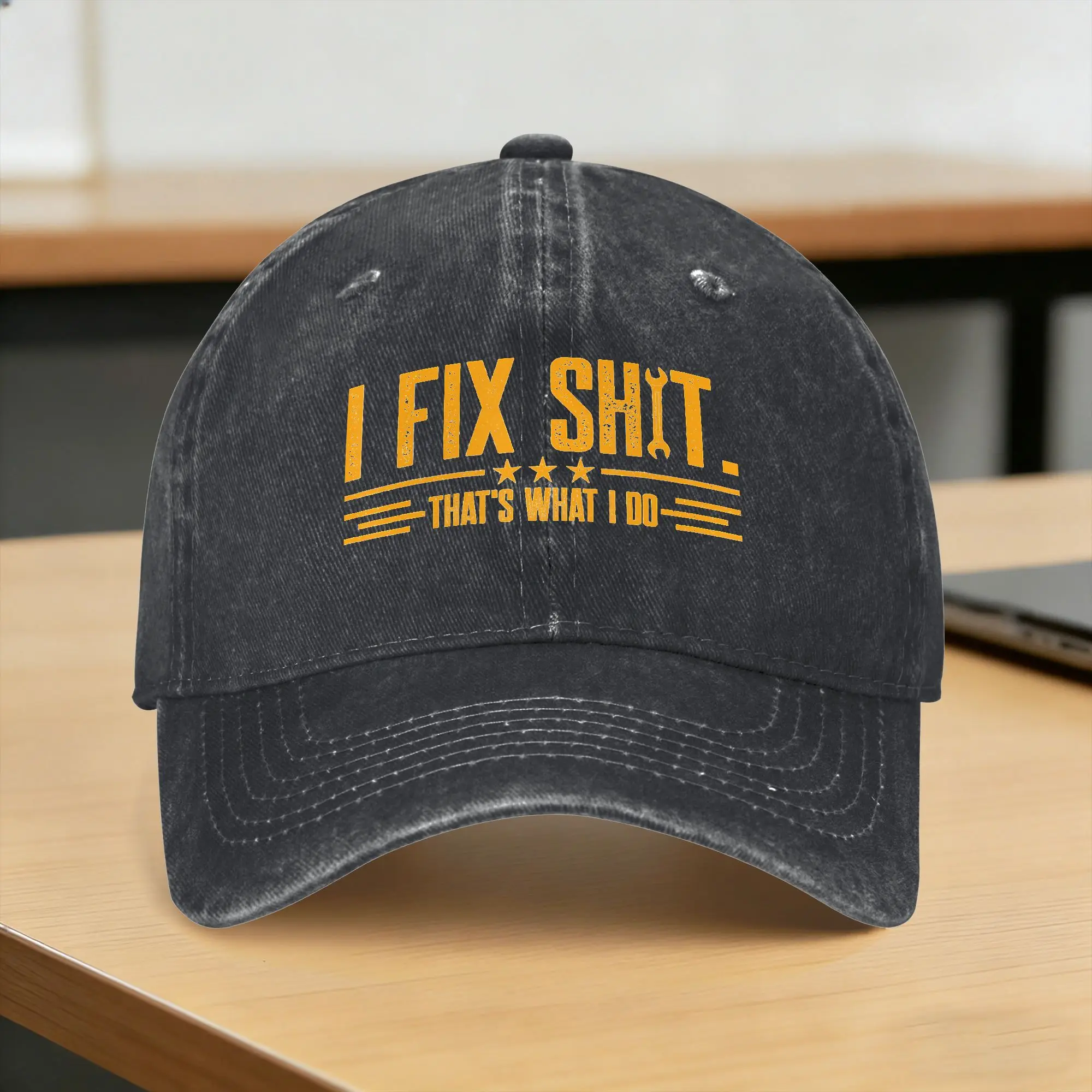 Retro I Fix Shit That’s What I Do Funny Work Fathers Day Casual Baseball Cap For Men Women Summer  Kpop Rock Trucker Hat Gift