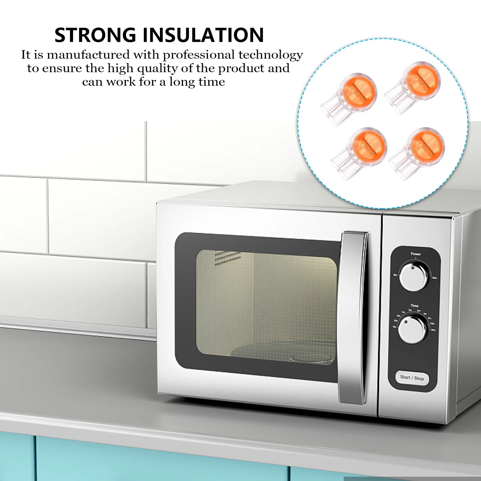 

200Pcs Wire Terminal Uy Type Butt Splice Connector Gel-Filled Waterproof Telephone Data Cable Connection Terminal