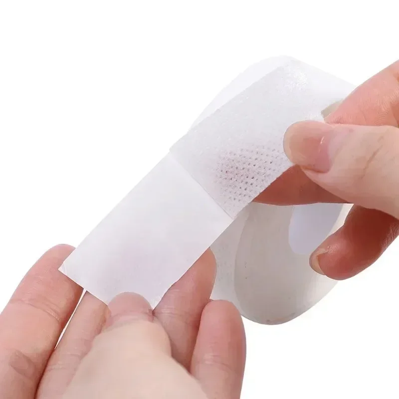 8/40M Stiker Kerah Berperekat Sekali Pakai Topi Wanita Pria Kemeja Kerah Leher Bantalan Liner Pita Bening Penyerap Penghilang Keringat