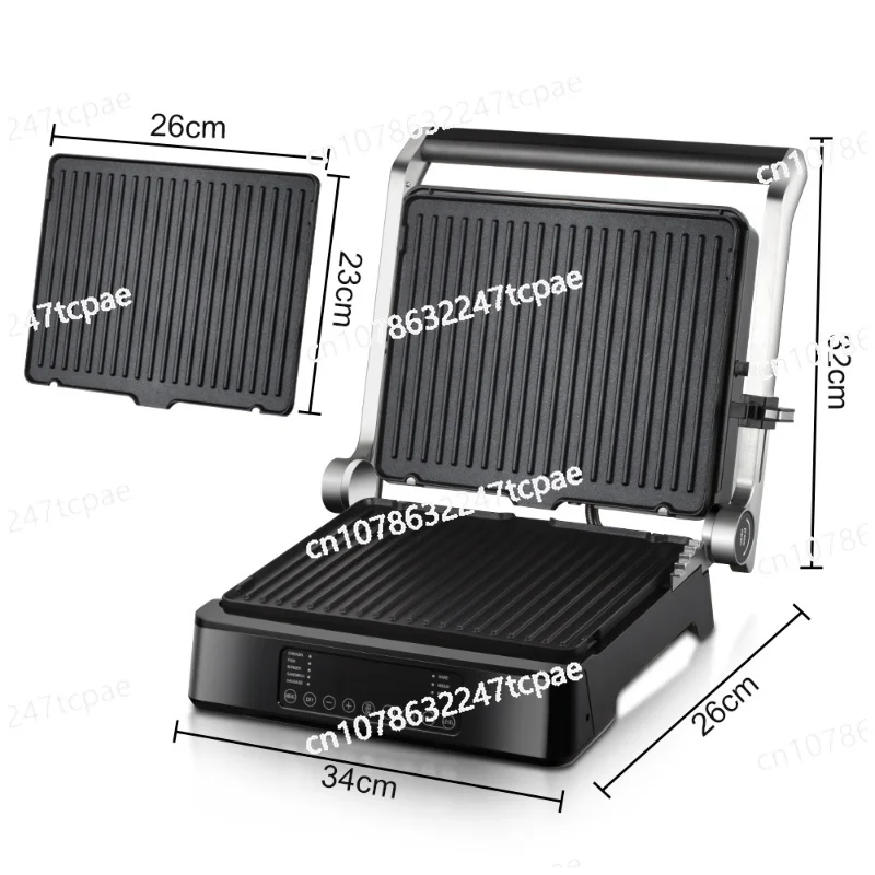 2-in-1 Steak Machine Sandwich Machine Waffle Machine Removable Smart Display Breakfast