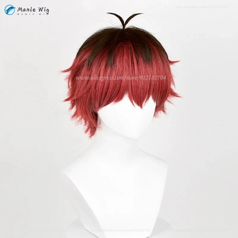 Grimmige Cosplay Pruik Anime Grimmige Pruik 30Cm Korte Hittebestendige Synthetische Hair Halloween Cosplay Rekwisieten