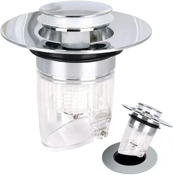 אגן אוניברסלי פופ-אפ ניקוז מסנן לשטוף את אגן השיער הכיור מקלחת תקע כלי מטבח אמבטיה פקק אמבטיה פקק חדש