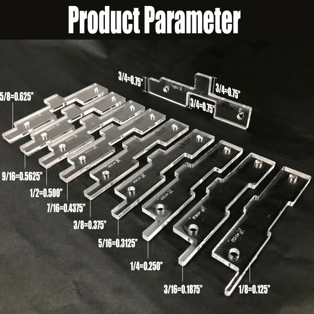 

10 Piece Transparent Precision Milling Machine Set, Rod Adjustment, Milling Machine Forming Machine, Woodworking Table Saw Set
