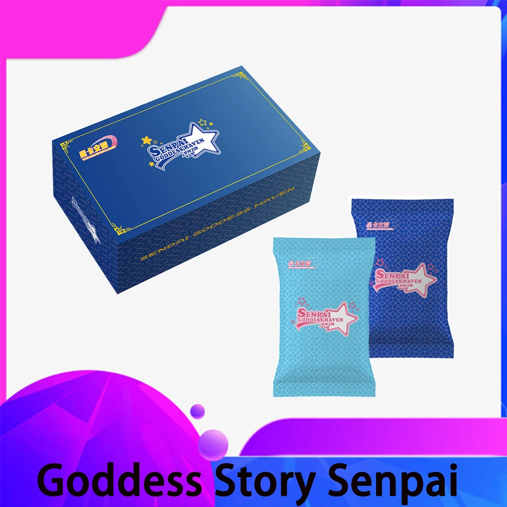 Dewi Senpai 5 grosir 5 kotak permainan Anime baju renang pesta perempuan Bikini kepalan kotak Booster mainan hobi Gift8