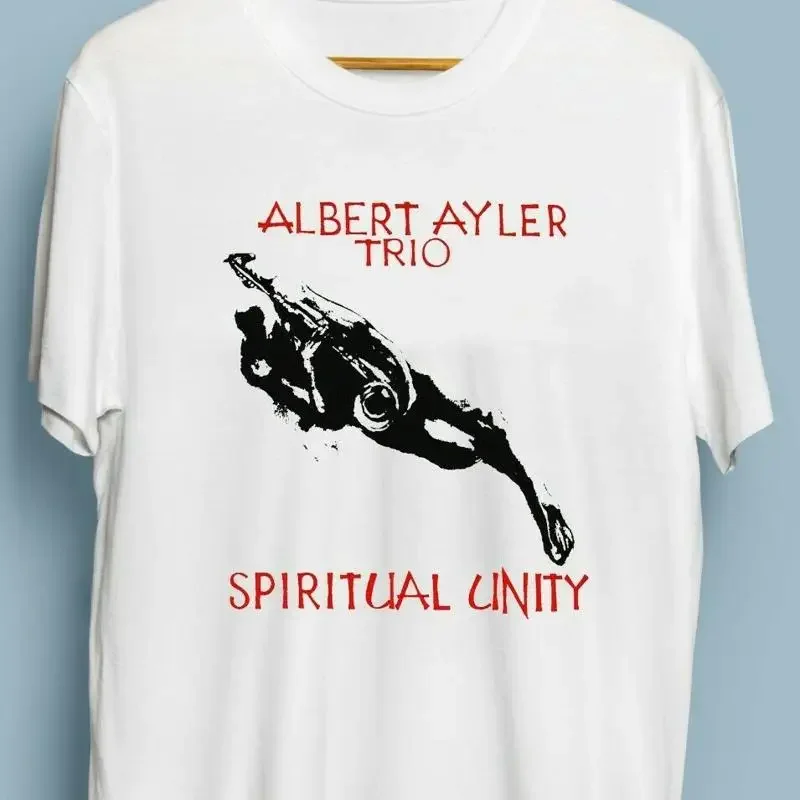 Albert Ayler Trio Spiritual Unity T-shirt en coton blanc toutes tailles