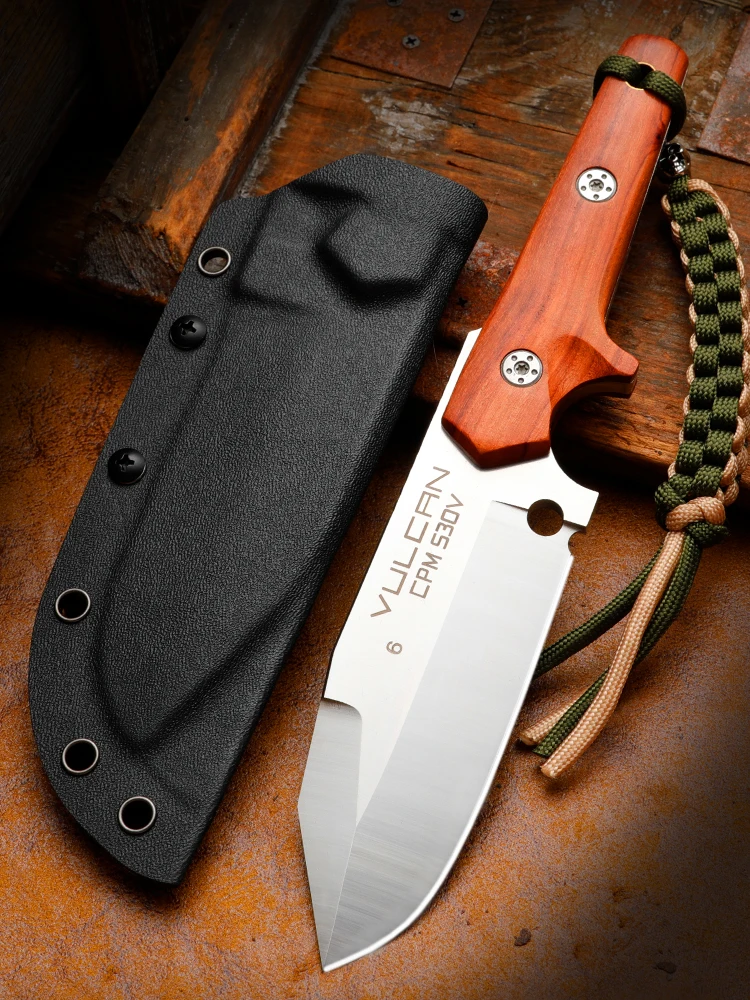 Crusader Forge S30V steel outdoor knife Hunting knife Tactical short knife Wilderness survival knife Tough guy saber fruit knife