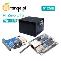 Orange Pi Zero LTS 512MB+Expansion Board+Black Case, Allwinner H3 SoC Open Source Laptop Mini PC Tablet, Run Android Linux OS