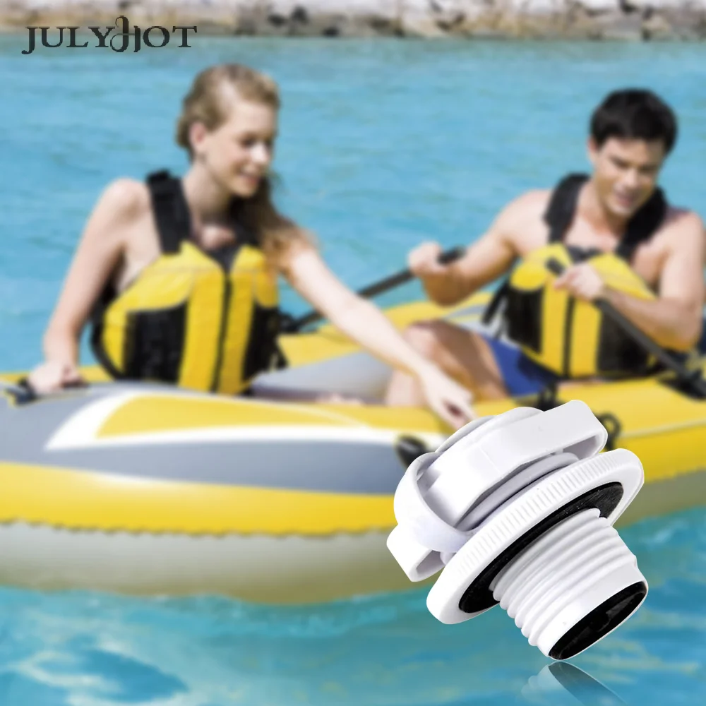 Durable Plastic Safety Air Valve Mouthpiece One-Way Inflatio For Inflatable Boat Rubber Kayak Tender Raft Mattress Air Mattress