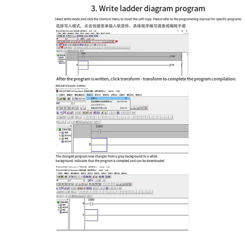SQPP-Simple PLC Module For Mitsubishi FX3U Delay Module 20MT 12 In 8 Out Transistor Version Module