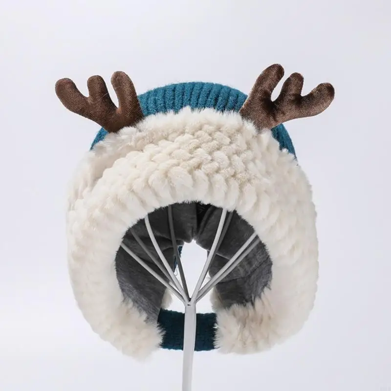 Con Trưởng Thành Giáng Sinh Santa Nón Vành Trắng Mùa Đông Làm Dày Mũ Ấm Áp Năm Mới Cosplay Phụ Kiện Đảng Mũ Trùm Đầu Dành Cho Nữ