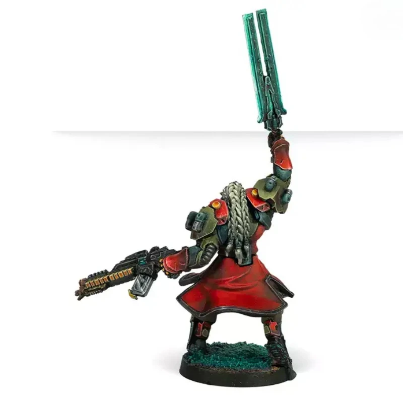 25mm Base Diecast Resin Assembled Model Kit War Game Chess (Morat) Senior Warrior Officer Unassembled Unpainted