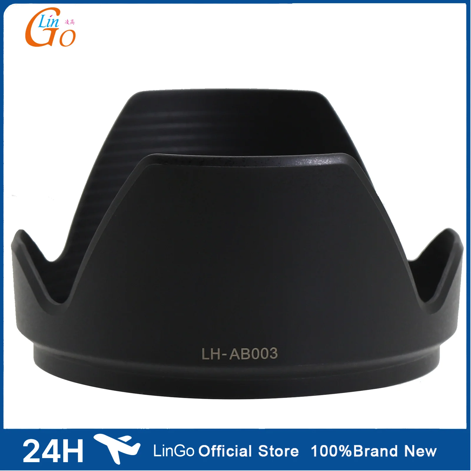 LinGo LH-AB003 Bayonet Lens Hood Replacement Compatible with 18-270mm f/3.5-6.3 & 17-50mm f/2.8 Zoom Lens,Camera Lens Hoods