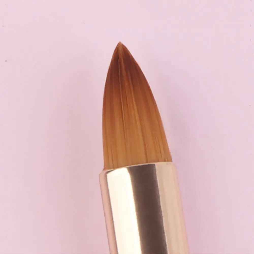 

Aluminium Tube Retractable Lip/brow Brush Golden&Black&Red&Pink with Protect Cap Lip Gloss Brush Portable Makeup Brush