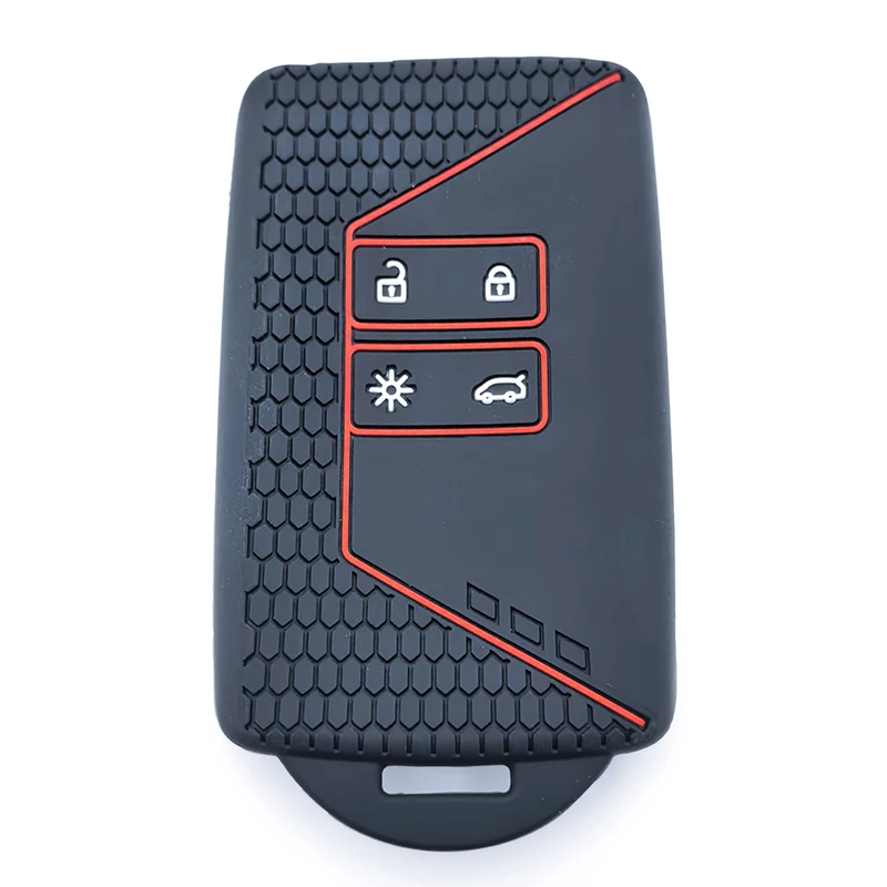 For Renault Koleos Captur Megane Clio Scenic Talisman Arkana for Dacia Sandero Card Silicone Car Remote Key Case Cover Shell