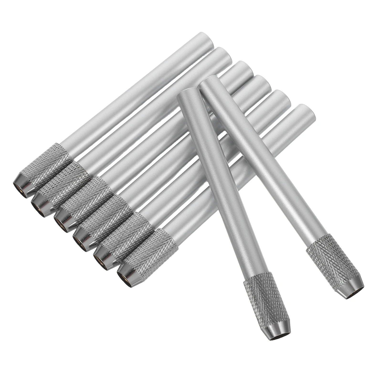 

8Pcs Metal Pencil Extenders Reusable Colored Pencil Extender Holder Artist Drawing Pen Lengthener Art Tools Sketch Pen Extender