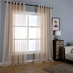 Rideau transparent vertical pour salon, rideaux de chambre à coucher, garde la confidentialité, sur mesure, document solide recommandé, 7 couleurs au choix, 350cm