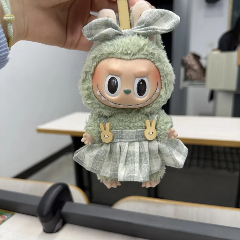 

17cm Sweet Clothes for Labubu Doll The Monster Outfit Accessories Clothing DIY Kids Gift Sweet Princess High-quality Dress Cloak