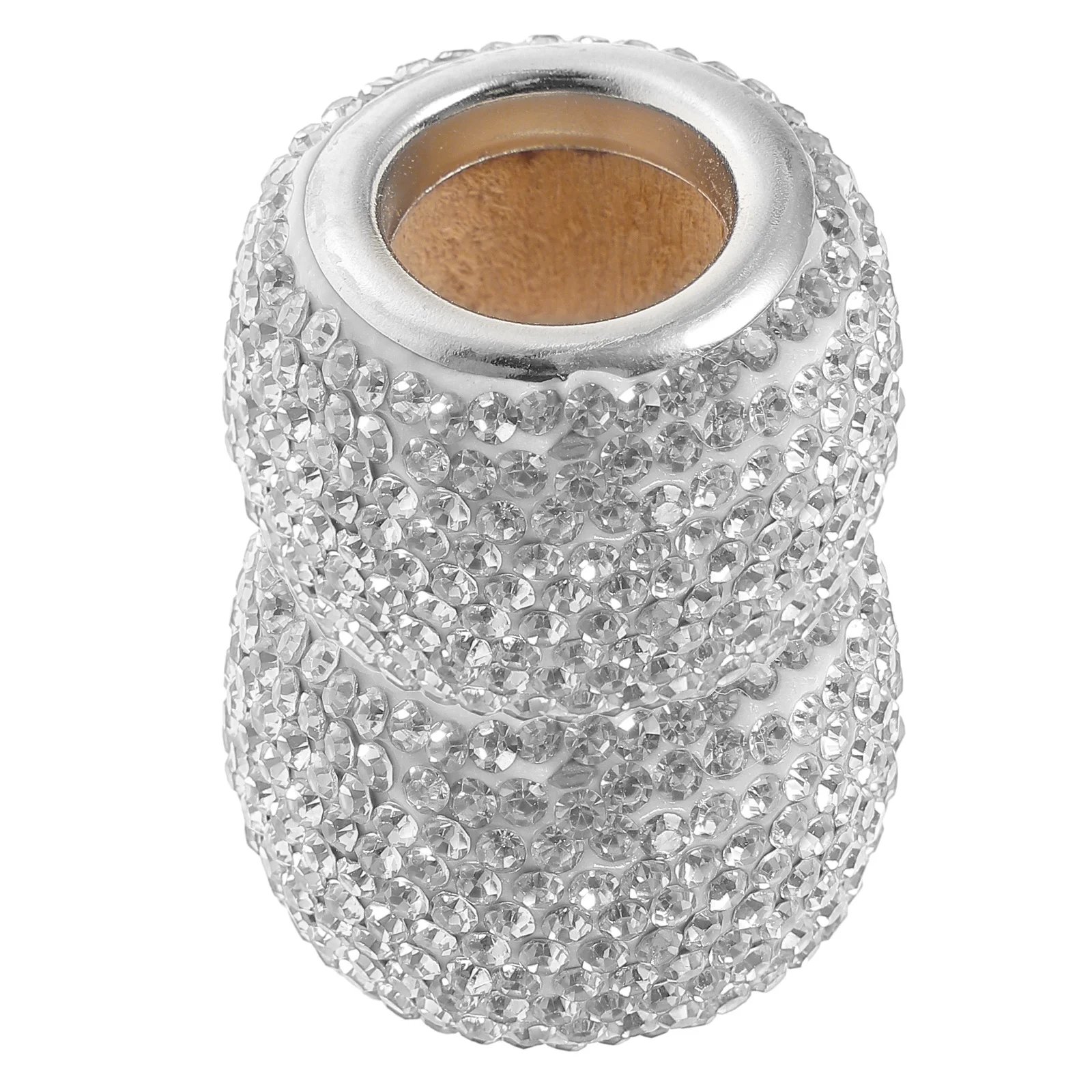 

2Pcs Car Headrest Ring Decor Rhinestone Bling Collar for Front Back Seats Durable Car Interior Decoration Accessories