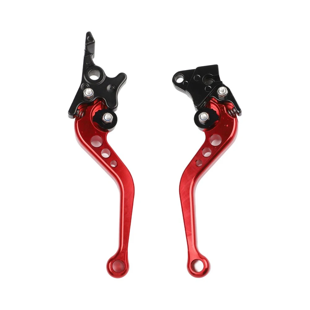1 Pair Alloy Motorcycle Clutch Brake Lever Handle Adjustable Handlebar for Motorcycle Performance and Enhanced Control