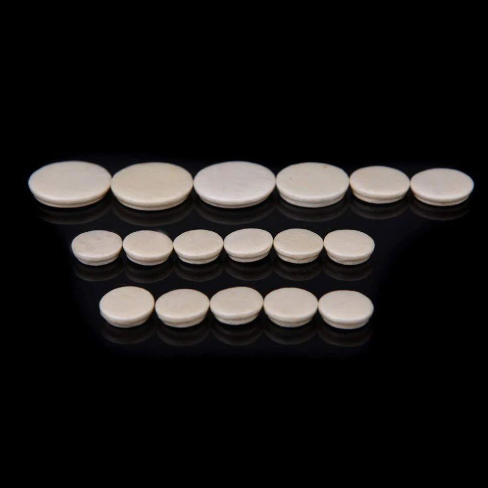 

27Pcs Clarinet Instrument Repair Accessories Neck Joint Cork Sheet Clarinet Pad Assorted Color for Woodwind Instrument