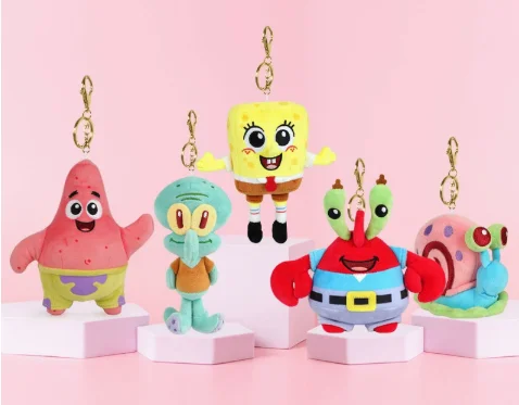 Potdemiel Honey Jar Plush Keychain Cute Cartoon Stuffed Doll Pendant Bag Charm Key Ring Kawaii Gift for Kids Adults Collectors