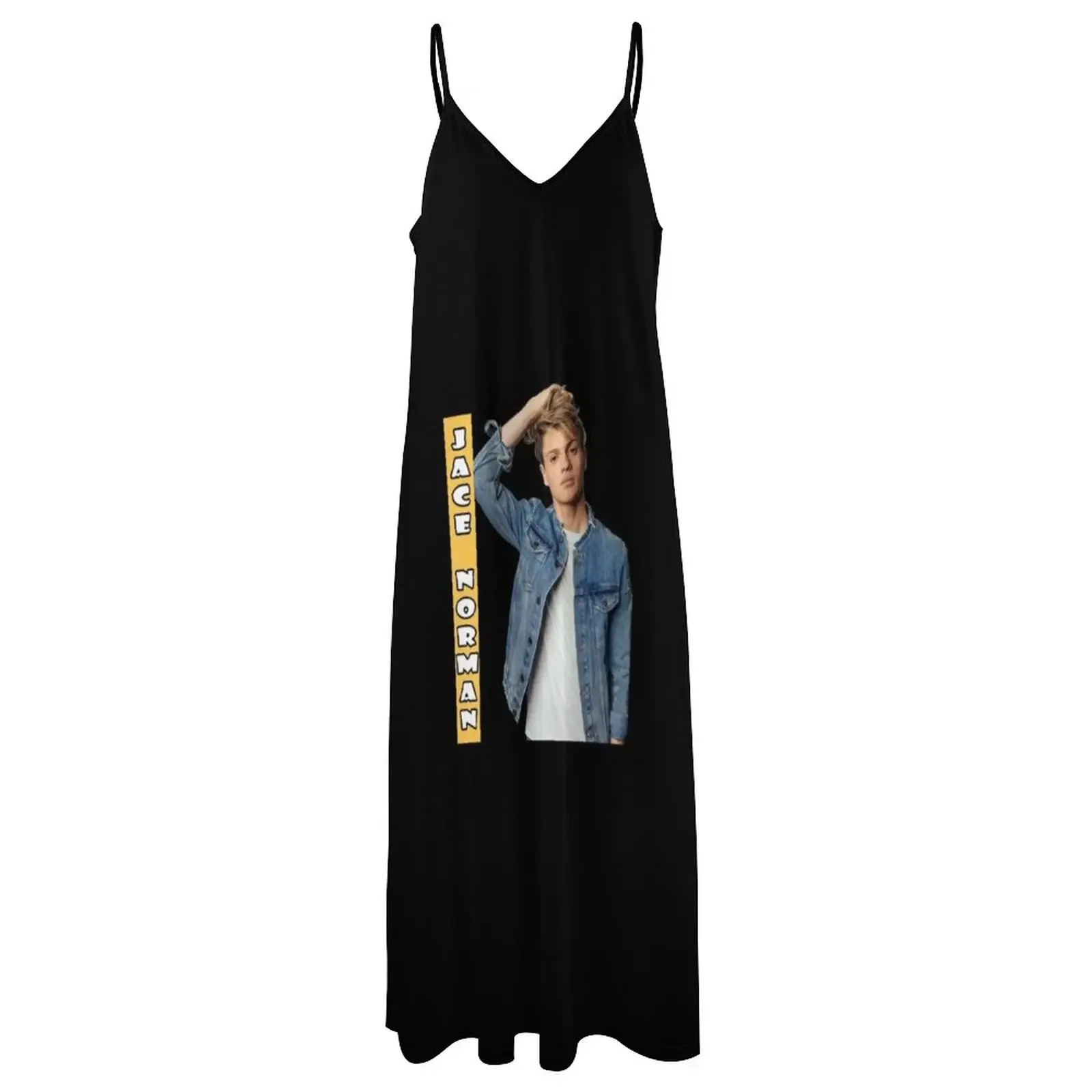 ジェイス・ノーマン Tシャツ ファンへのギフト、男性と女性へのギフト、母の日、父の日のギフト ノースリーブドレス 女性用セクシードレス ドレス