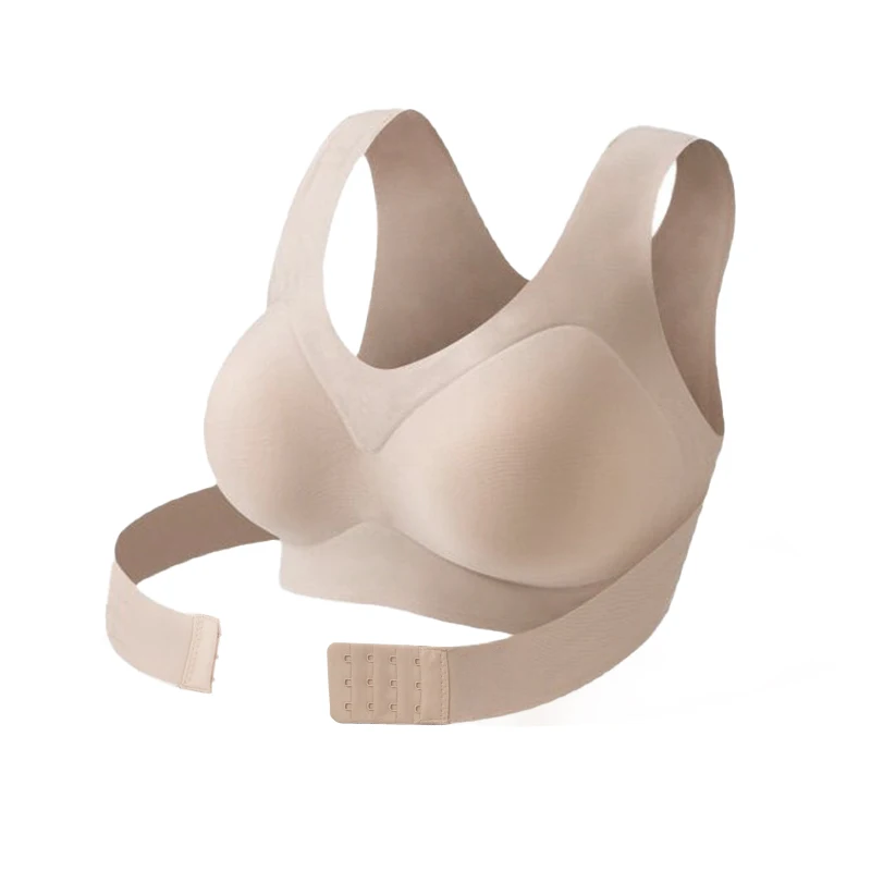 FallSweet 1/2 Stuks Vrouwen Houding Correctie Bh Naadloze Draadloze Push Up Bralette Met Cross Rug Ondersteuning Vrouwelijke lingerie