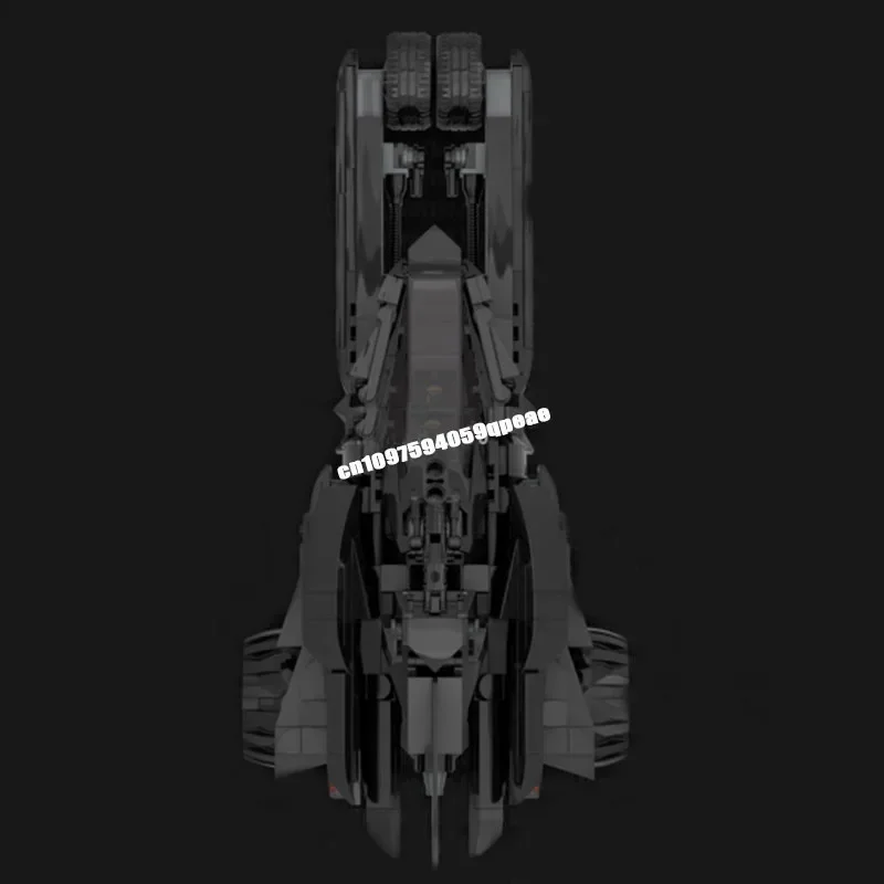 새로운 인기 유명 배트 히어로 영화 시리즈 Moc 드래그스터 다크 샤크 모델 맞춤 퍼즐 DIY 창의적인 아이디어 어린이 장난감 생일 선물