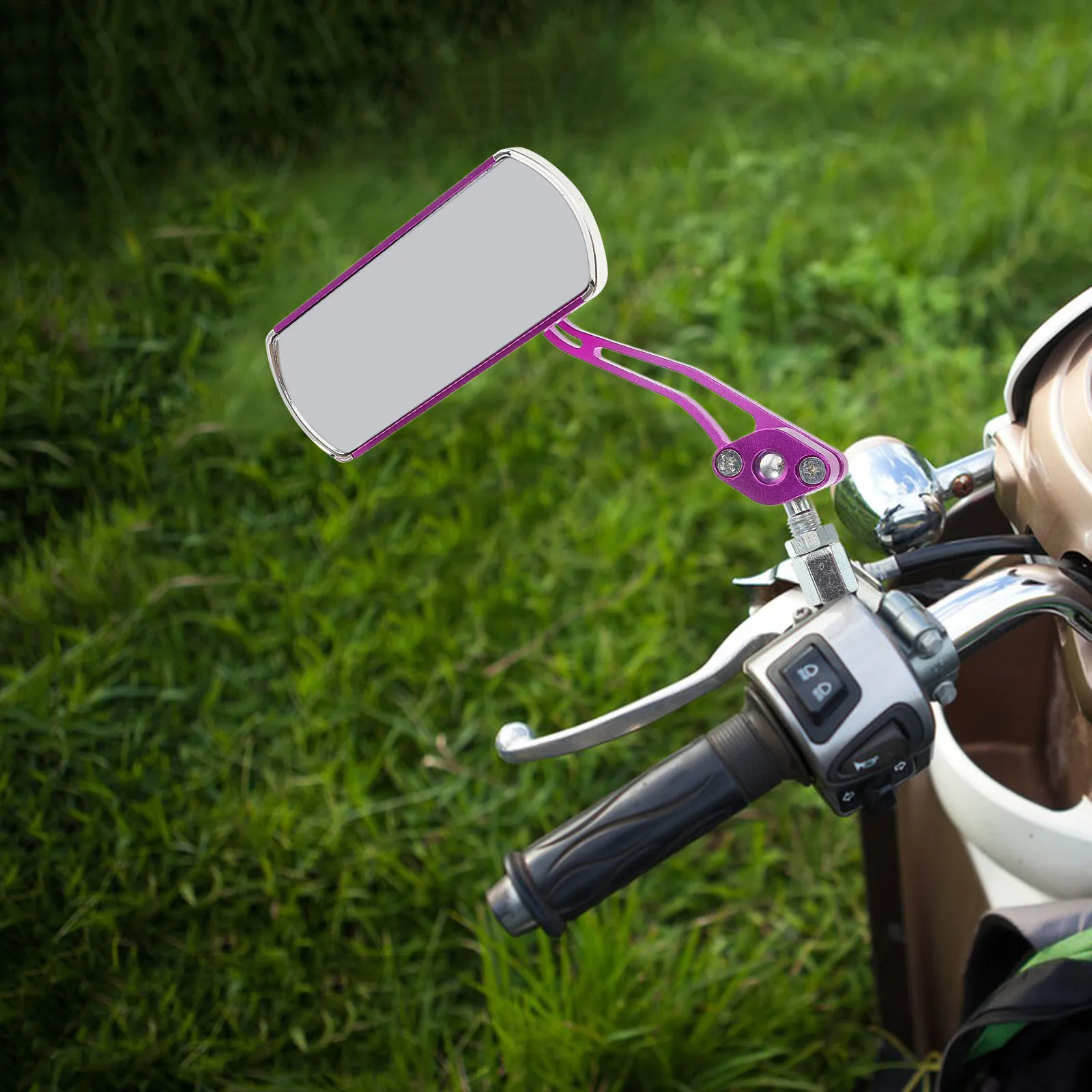 2Pcs Bicycle Rearview Mirrors Clear Visibility Adjustable Angle Electric Scooter Accessories Bike Mirror Safety Riding