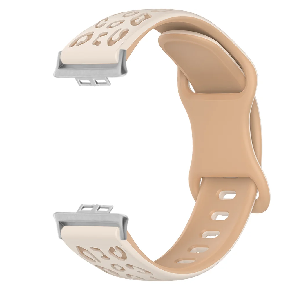 

Quick Release Loop Strap For Huawei Fit 1 Fit 2 Leopard Print Lightweight Silicone Sport Smart Watch Band Bracelet for Man Woman