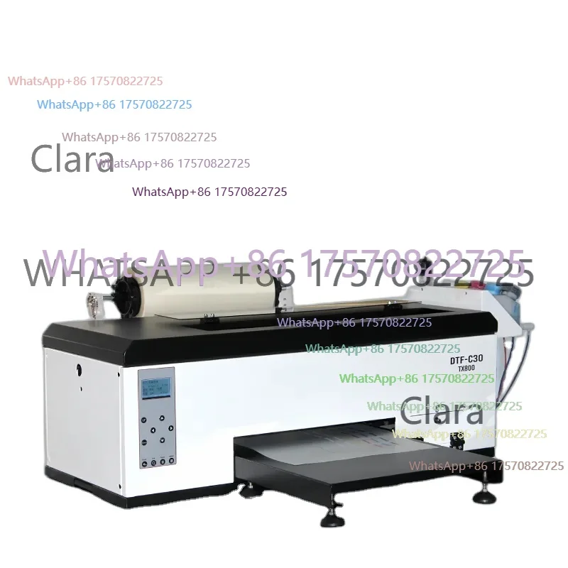 Clara Tools Store33cm A3 Roll DTF Transfer Sublimation Inkjet Printer New Automatic TX800 T-Shirt Cloth Sticker Garment Pr