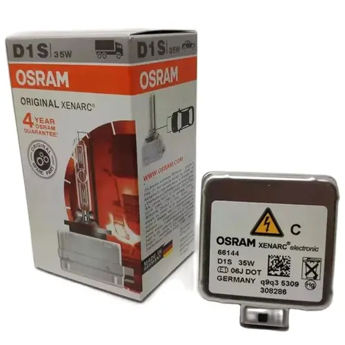 Imagen 1 del producto OSRAM D1S D2S D2R D3S D4S D4R D8S 35W PK32d-5 original XENARC 4 años de garantía E1 DOT Hecho en Alemania, 1 unidad