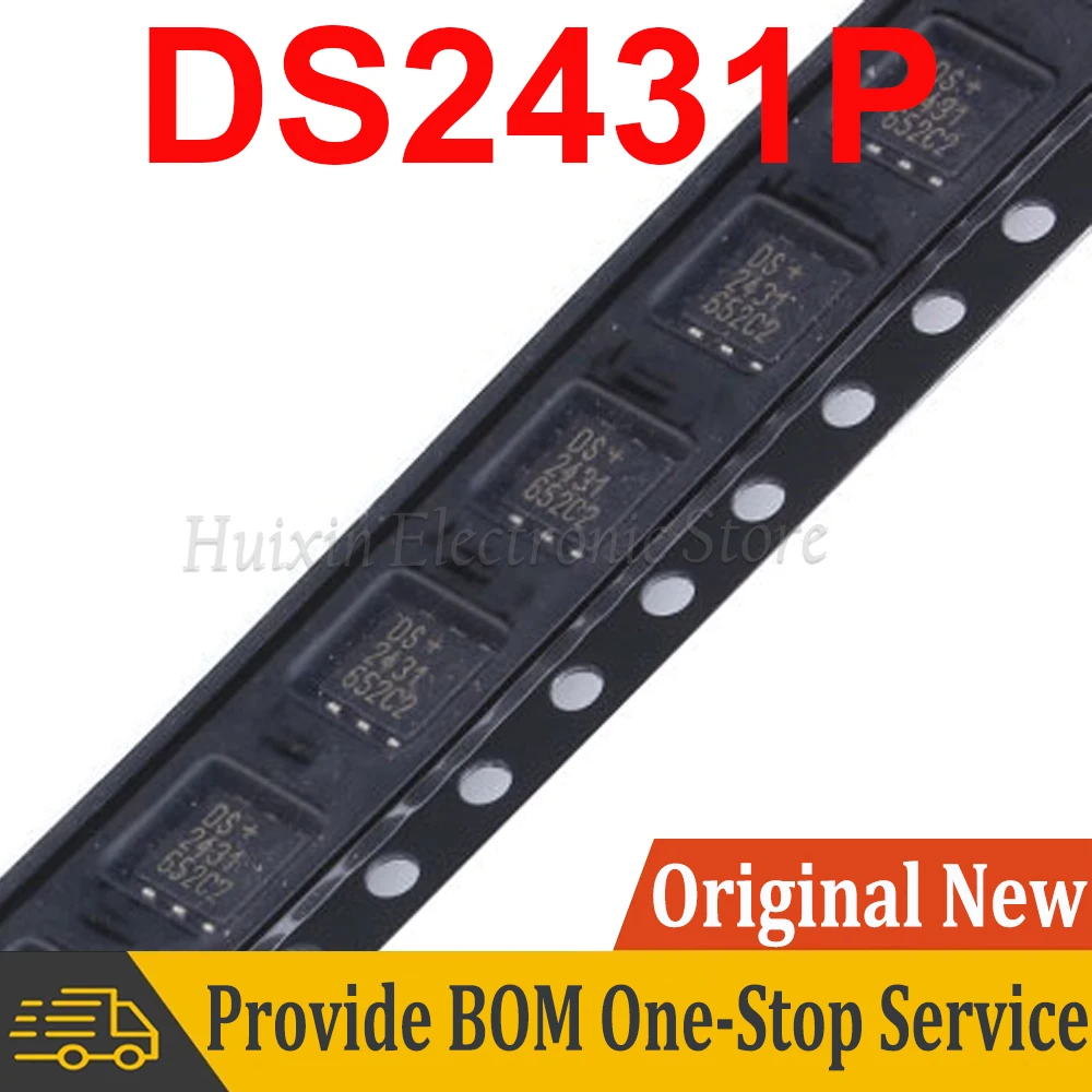 2pcs DS2431P+TR DS2431P+ DS2431 2431 SOJ-6 SOP New and Original IC Chipset