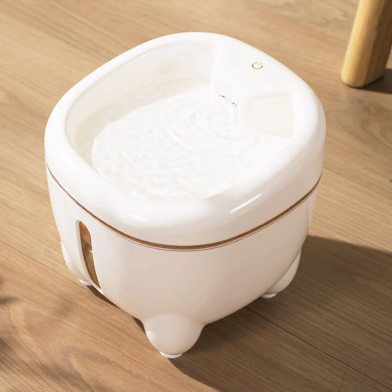

Type-C Automatic Water Drinking Fountain Dispenser Live Water Circulation Cat Water Bowl Removable with Pump Water Filter Silent