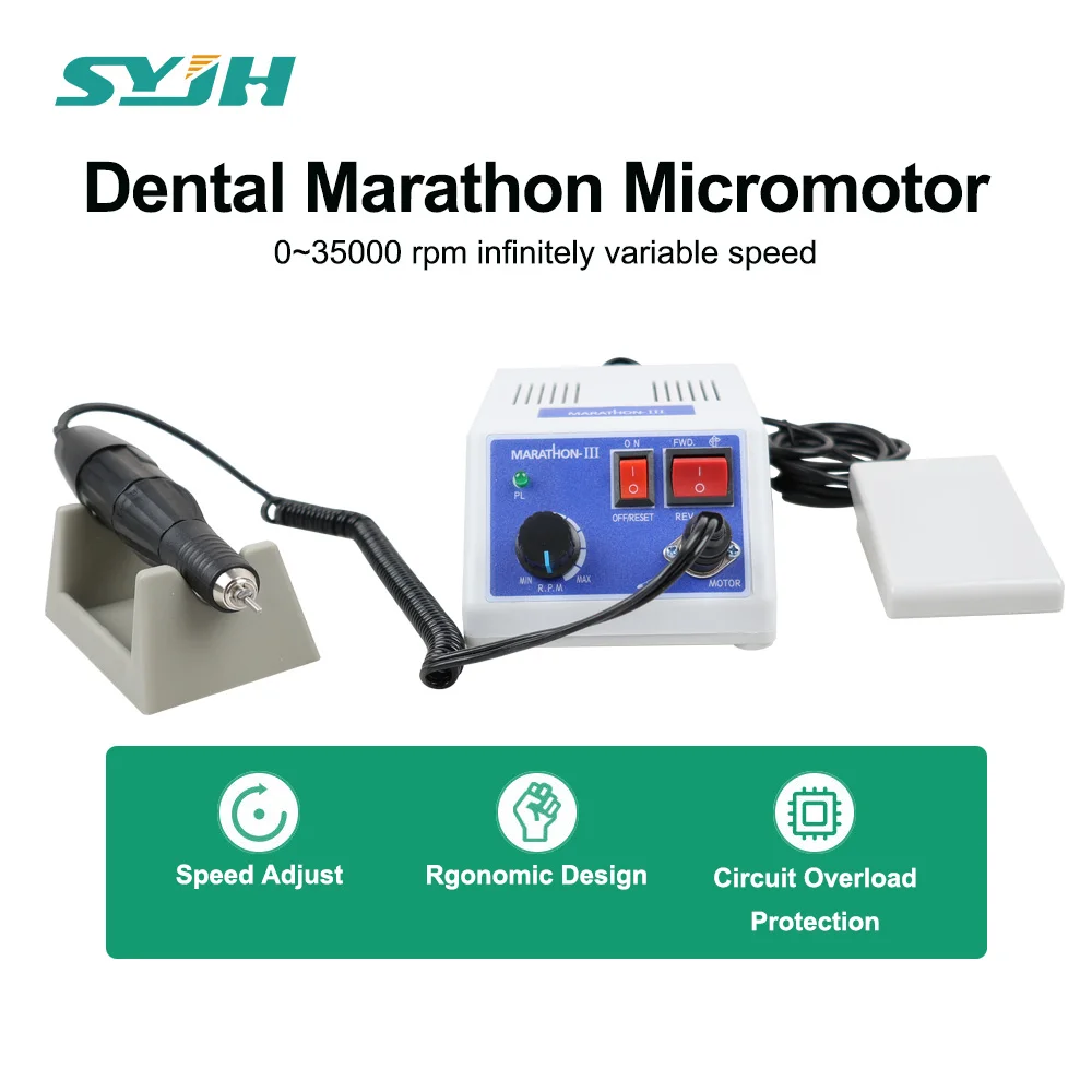 Dental Marathon Micromotor 35000 RPM Polishing Machine N3 E-Type Micromotor For Denture Dental Handle Grinder Manicure Tool