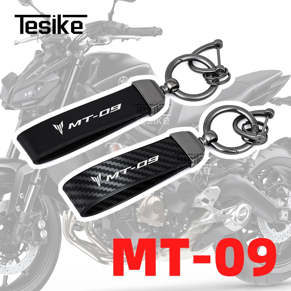 

Мотоциклетный брелок из искусственной кожи, аксессуары для Yamaha MT09 MT 09 MT-09, брелок для мотоцикла, спортивный брелок для ключей