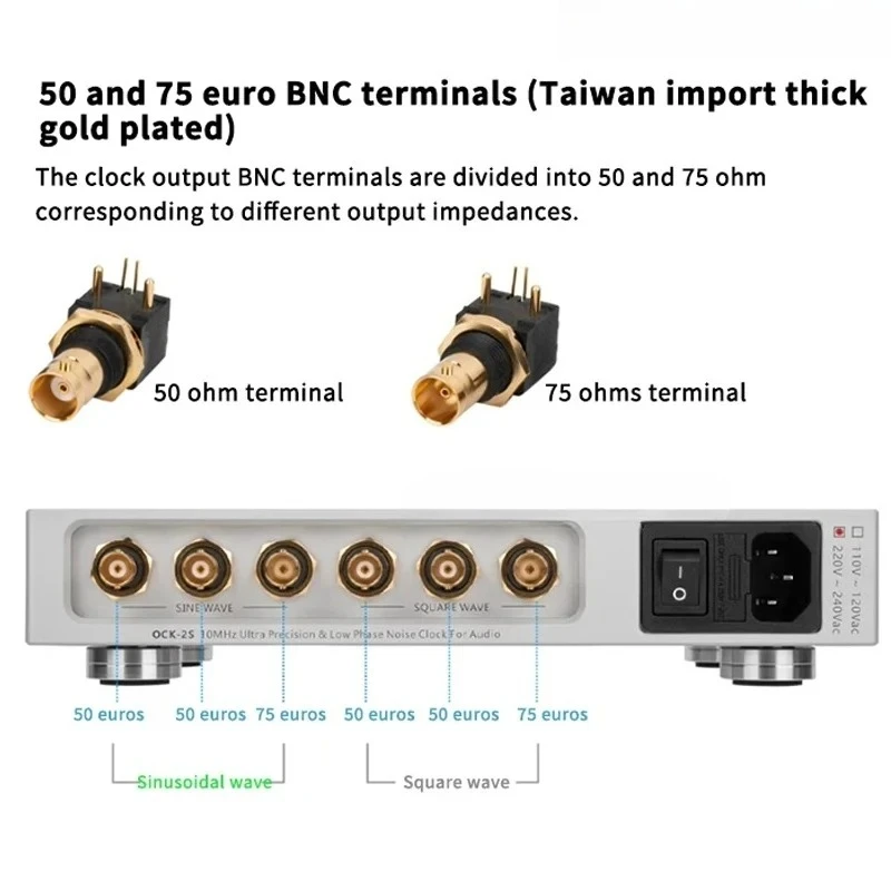 OCK-2S 10MHz SC Cut OCXO high-precision ultra-low phase noise constant temperature clock crystal oscillator