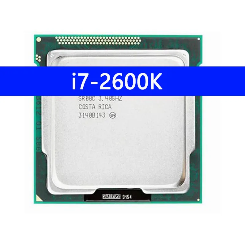 i7-2600K CPU i7 2600K 3.4 GHz Used Quad-Core CPU 8M 95W LGA 1155