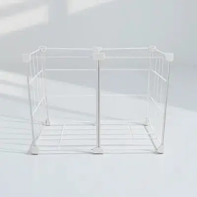 Universal Wire Freezer Divider for Chest Freezers Deep Refrigerator Organization Space Saving Metal Basket Food Storage