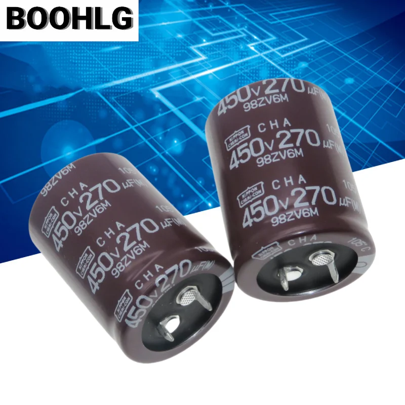 2PCS 270UF 450V NCC Black Diamond Electrolytic Capacitor 450V 270UF