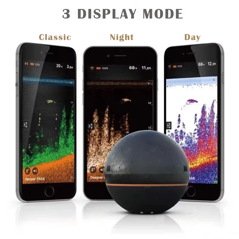 Neueste Version Deeper Chirp + 2.0 Tragbares Sonar Global Positioning System Intelligentes Köderbootfisch