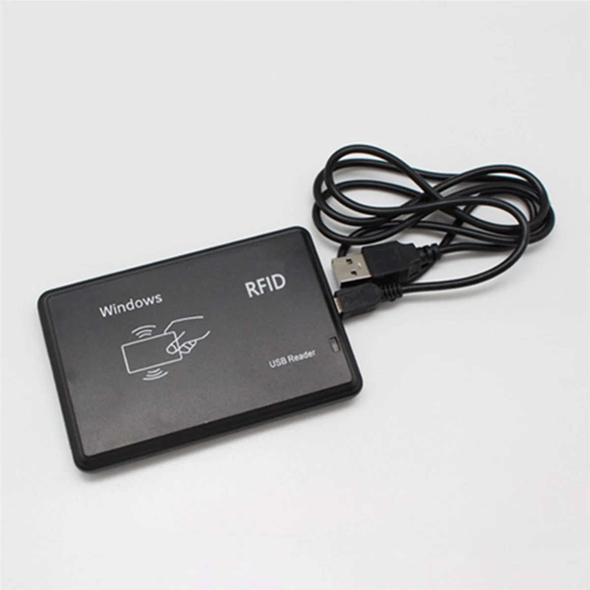 Lector de tarjetas inteligentes RFID BNVN-2X con puerto USB, tarjeta IC de 13,56 Mhz, sensibilidad sin contacto, sistema de ventana compatible con Linux