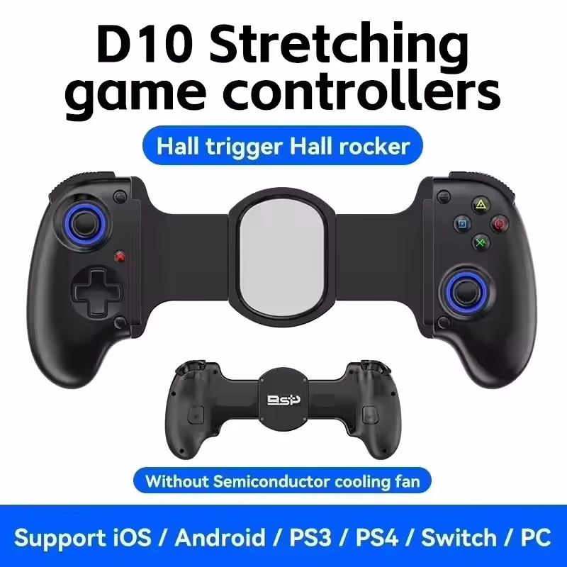 

Controller Bluetooth Gamepad For Switch PS4 PS3 iPhone IOS Android Mobile Cell Phone PC Steam Wireless Control Game Pad Hall Kit