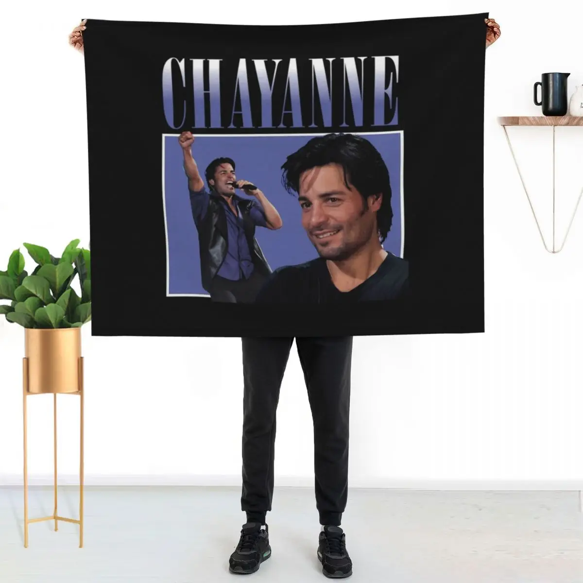 

Chayanne Throw Blanket Portable Lightweight Blanket for Travel Camping