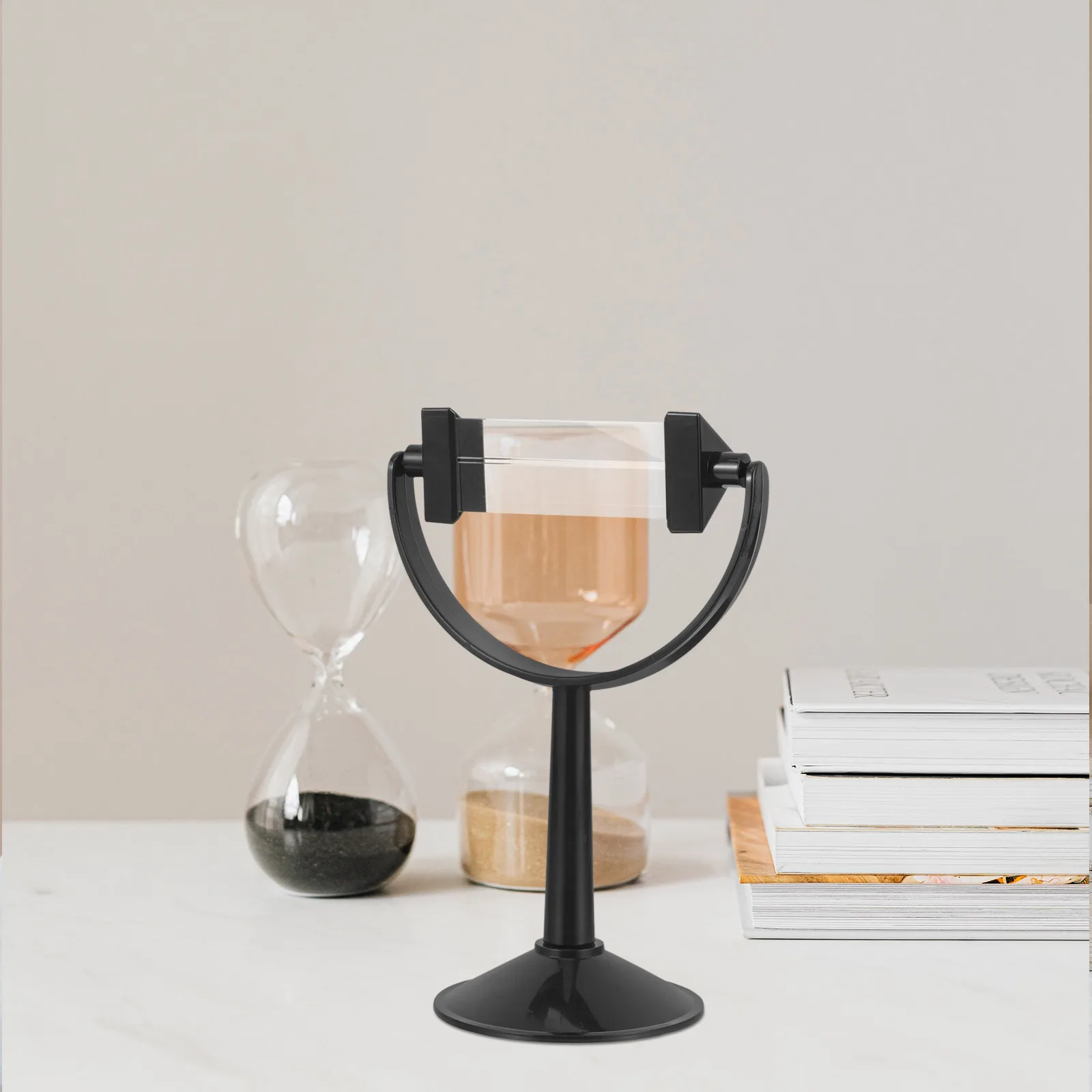 Glass Triangular With Stand Optical Teaching Light Refraction Triple Prisms Tool For Light Spectrum Physics Experiment Lab