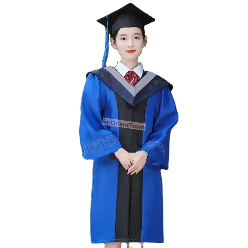 Master's Liberal Arts Science Engineering Mlitary Medical Graduation Gown Clothing Long Sleeve University Academic College Robe