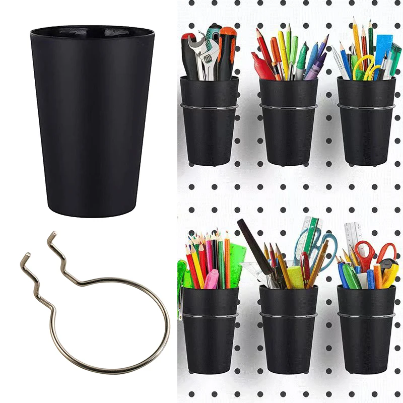 1 Set Pegboard Cup Holder Accessories For Craft Room Hook Baskets Ribbon Organizer Screw Tool For Organizing Accessories Tools