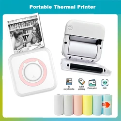 Multifunction Photo Portable Thermal Printer Mini Wireless Connect to Mobile Phone Pocket Note Gift For Android IOS