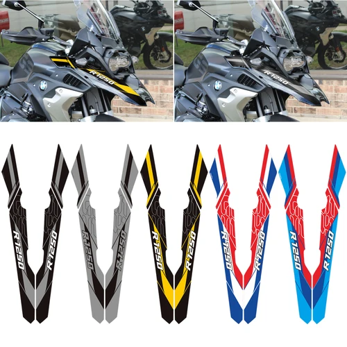 Calcomanías de marco delantero de motocicleta, pegatina para BMW R1250GS 2019-2022
